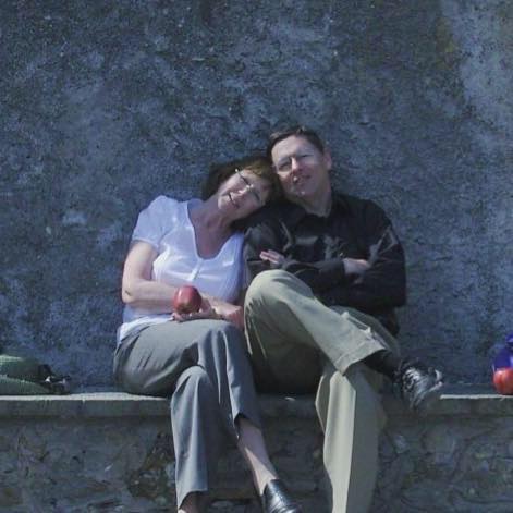 photo of Sandie and Bob in Portofino, Italy in 2006